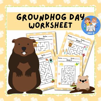 Groundhog Day Worksheet by Created With my Love | TPT