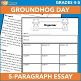 Groundhog Day Writing Activity - Five-Paragraph Persuasive