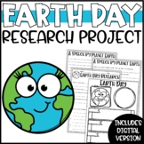 Earth Day Research Project | Earth Day Poster