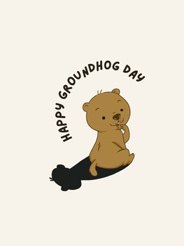 Preview of Groundhog Day mini packet