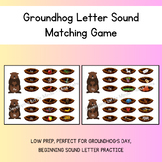 Groundhog Letter Sound Matching Game