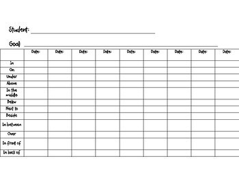 Groundhog Prepositions by Mackenzie The SLP | TPT