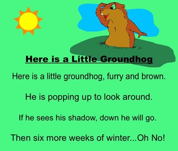 Preview of Groundhog Shared Reading