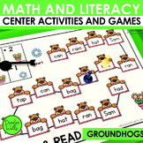 Groundhog Thematic Literacy and Math Games and Center Activities