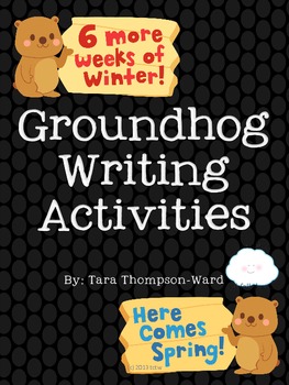 Preview of Groundhog Writing Scaffold