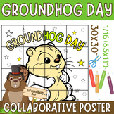 Groundhog day  Bulletin Board Poster Art Collaborative Col