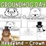 Groundhog day Hat Crafts - Groundhog Crown- February Headb