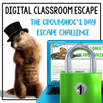 Preview of Groundhog's Day Digital Escape Room Math