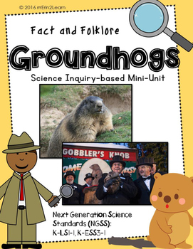 Preview of Groundhog's Day Kindergarten Science Unit