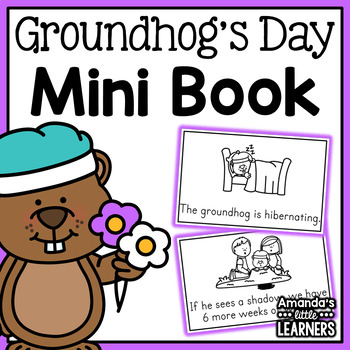 Preview of Groundhog's Day Mini Book
