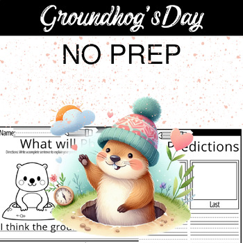 Preview of Groundhog's Day NO PREP  2024