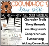 Groundhog's Day Off Book Brochure Printable No Prep Read A