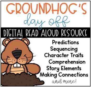 Preview of Groundhog's Day Off Digital Resource for Google Classroom™ Google Slides™