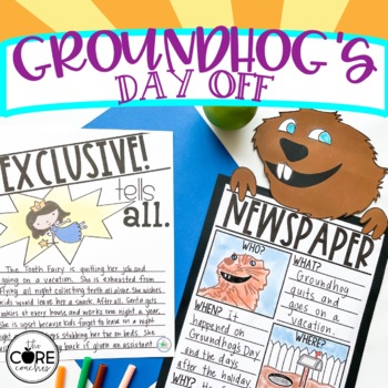 Preview of Groundhog's Day Off Read Aloud - Groundhog Activities - Reading Comprehension