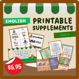 Groundhogs Are Incredible ESOL - Printable Supplements Only
