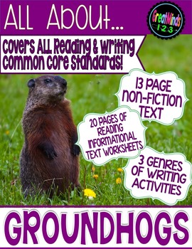 Preview of Groundhogs Complete  Reading and Writing Unit {Common Core Aligned}