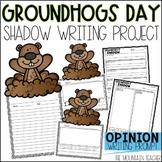 Groundhogs Day Craft and Opinion Writing Activity for Febr