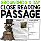 Groundhogs Day Reading Passage | Close Reading Passage