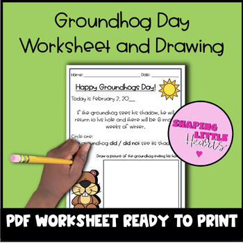 Preview of Groundhogs Day Worksheet