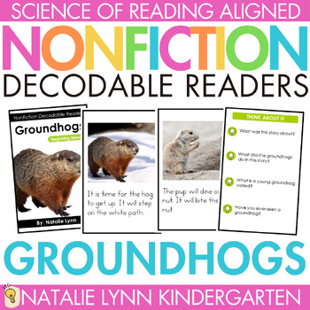 Preview of Groundhogs Differentiated Nonfiction Decodable Readers Groundhog Day Books