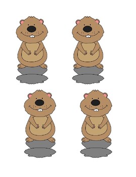 Preview of Groundhogs (for Groundhog Day STEM Challenge)