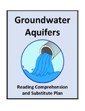Groundwater Aquifers - Reading Comprehension and Substitute Plan