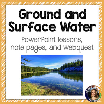 Preview of Groundwater and Surface Water Lessons