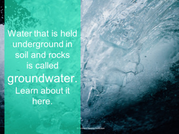 Groundwater Webquest (Water Cycle and Earth Science) | TpT