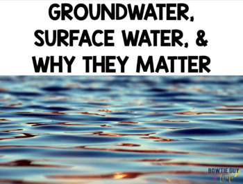 Preview of Groundwater and Surface Water powerpoint