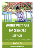 Group Child Care Service Written Safety Plan (NYC DOHMH - 