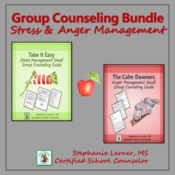 Preview of Group Counseling Bundle: Stress & Anger Management