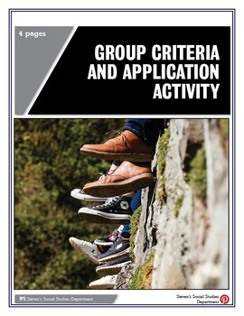 Preview of Group Criteria and Application Activity