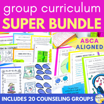 Preview of School Counseling Curriculum: 20 Research-based and Ready to Use Small Groups