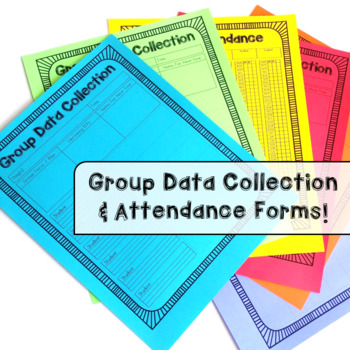 Preview of Group Data Collection & Attendance Forms