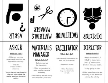 Preview of Group Job Task Cards