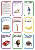 FREE Categories Memory Card Game "Today I Went ..."