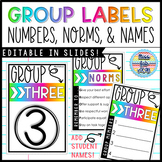 Group Number Labels and Norms for Collaborative Learning