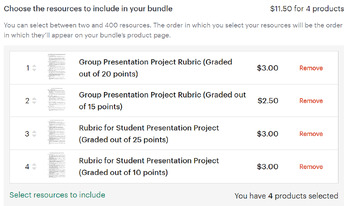 Preview of Group Presentation Rubrics Bundle (10, 15, 20, 25 points)