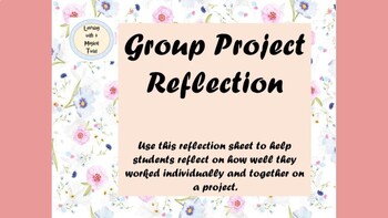 Preview of Group Project Reflection