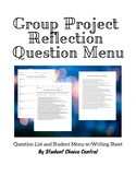 Group Project Reflection Questions Menu