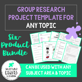 Group Research Project Templates BUNDLE