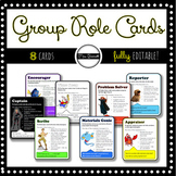 Group Role Cards - All Subjects (Editable!)