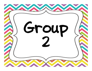 Group Signs and Labels by Hopeful Teaching | TPT
