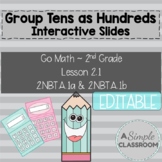 Group Tens as Hundreds *Interactive* Google Slides (Lesson