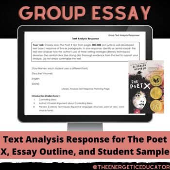 Preview of Group Text Analysis Response for The Poet X