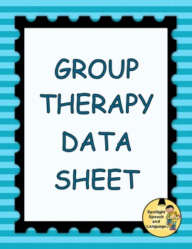 Preview of Group Therapy Data Sheet