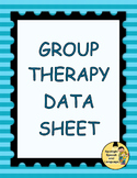 Group Therapy Data Sheet