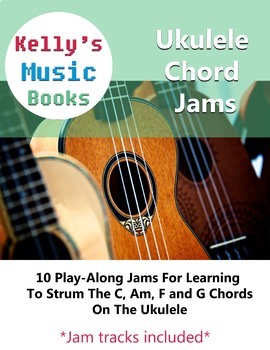 Preview of Group Ukulele Class - Ukulele Chord Jams *play-along tracks included