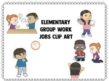 classroom partner work clipart