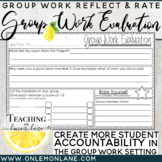 Group Work Evaluation Individual Reflection Rate Increase 
